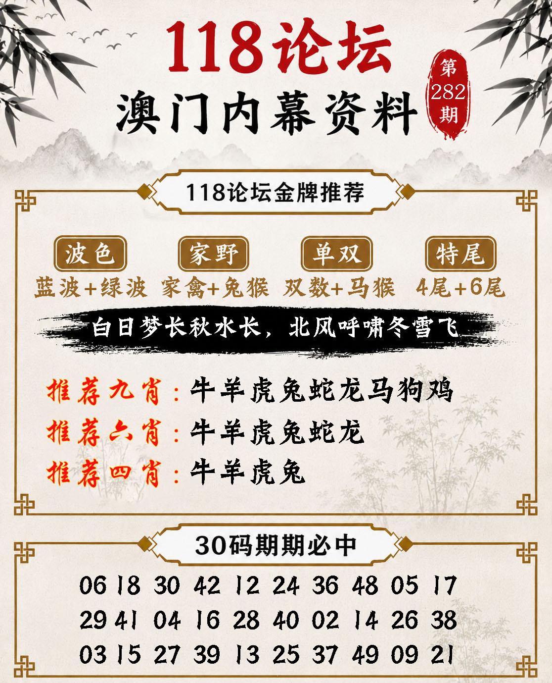 澳门内幕参考图